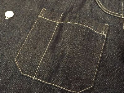 画像7: ウエアハウス　インディゴリネンシャツ　６２００１