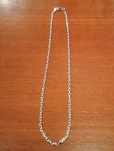シルバー小豆チェーン３.５ｍｍ　４５ｃｍ