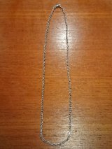 シルバー小豆チェーン２.５ｍｍ　４５ｃｍ