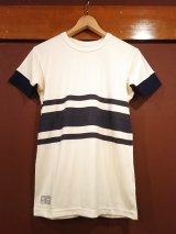 ダッパーズ　スリーラインボーダープリントＴシャツ　Lot.１２４７