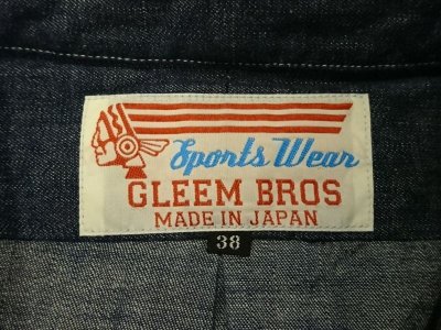 画像3: GLEEM グリーム　デニムボタンダウンシャツ　６６２－A