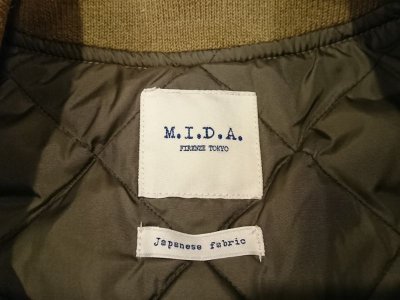 画像5: M.I.D.A ミダ　ダウンパディング・ショールカラー・ジャケット 　Ｍ１８３２０２