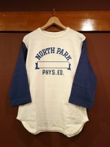 ウエアハウス　七分袖ベースボールＴ　４８００　ＮＯＲＴＨ 　ＰＡＲＫ