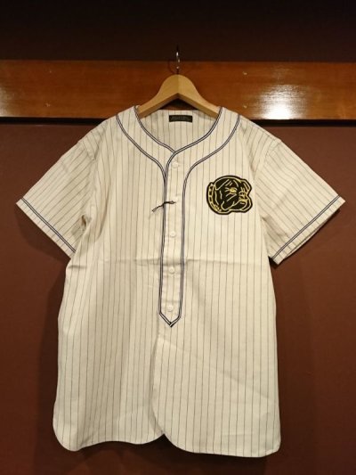 画像1: ミュラーアンドブロス　半袖ベースボールシャツ　ＭＢ０２３－DiMaggio Shirt
