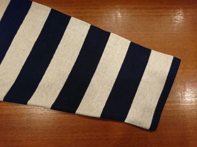 画像9: ウエアハウス　７分袖２インチボーダーＴ　４０５１