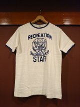 ウエアハウス　プリントリンガーTシャツ　４０５９　ＲＥＣＲＥＡＴＩＯＮ