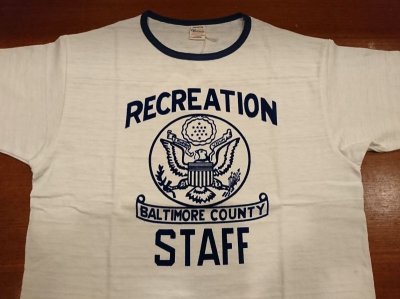 画像4: ウエアハウス　プリントリンガーTシャツ　４０５９　ＲＥＣＲＥＡＴＩＯＮ