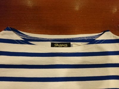 画像8: ダッパーズ　８分袖ボーダーＴシャツ　Lot.１６５１