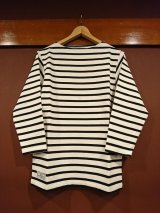 ダッパーズ　８分袖ボーダーＴシャツ　Lot.１６５１