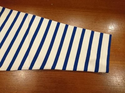 画像10: ダッパーズ　８分袖ボーダーＴシャツ　Lot.１６５１