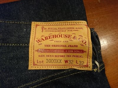 画像4: ウエアハウス　デッドストックブルー　ジーンズ　１０００ＸＸ
