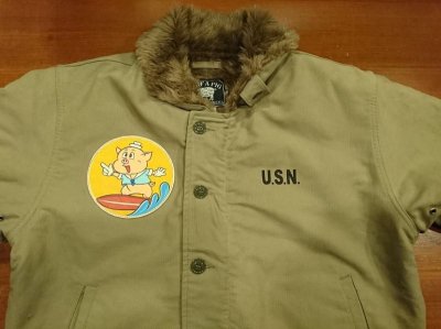 画像4: SURF A PIG サーフアピッグ　Ｎ－１デッキジャケット　ＳＪ－１０