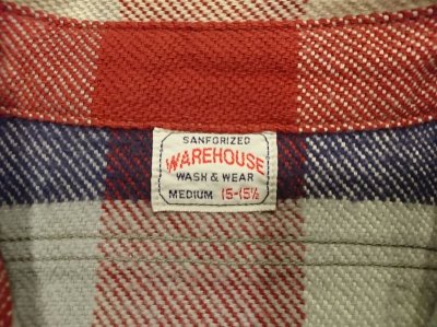 画像3: ウエアハウス　ネルシャツ　３１０４　Ｅ柄