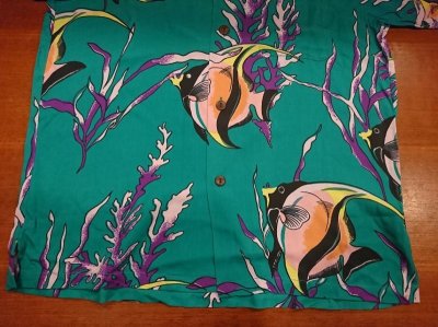 画像8: JUNKY THE PIG ジャンキーザピッグ　ハワイアンシャツ　ＪＳ－１