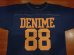 画像4: DENIME ドゥニーム　プリントフットボールＴシャツ　Ｎｕｍｂｅｒ　８８