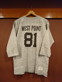 ウエアハウス　七分袖フットボールＴ　４０６３　ＷＥＳＴ　ＰＯＩＮＴ