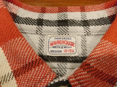 画像5: ウエアハウス　ネルシャツ　３１０４　Ｃ柄