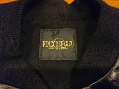 画像3: ファインクリーク　ライアンホースハイド　スタジャンタイプレザージャケット　ＡＣＪＫ０２０