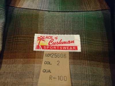 画像3: クッシュマン　半袖オープンカラーシャツ　２５６０６