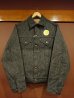 画像1: DENIME ドゥニーム　ブラックデニムジャケット　３ＲＤ　ＴＹＰＥ　２３３－６６Ｂ (1)