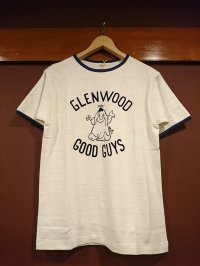 ウエアハウス　プリントリンガーTシャツ　４０５９　ＧＬＥＮＷＯＯＤ