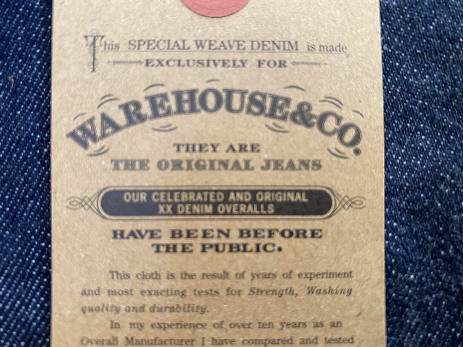 デッドストックブルー入荷しています