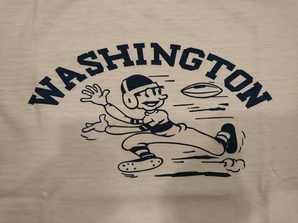 画像9: ウエアハウス　プリントTシャツ　４６０１　ＷＡＳＨＩＮＧＴＯＮ (9)
