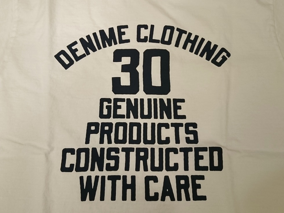 DENIME ドゥニーム 30周年記念プリントTシャツ ＤＰ１２－００５