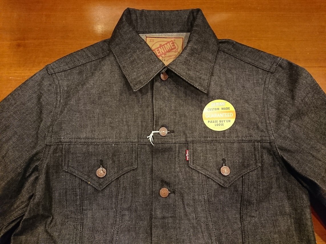 DENIME ドゥニーム ブラックデニムジャケット 3RD TYPE